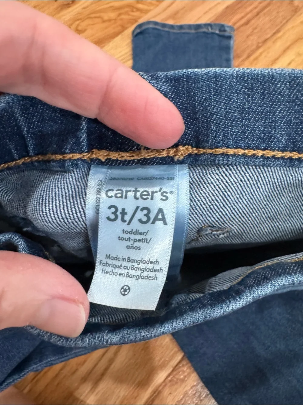 Carter's Dark Blue Flare Denim Jeans